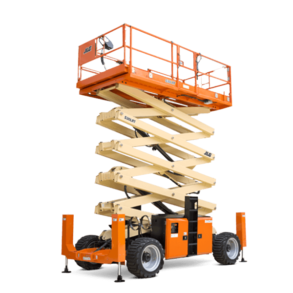 50ft All Terrain JLG Diesel Scissor Navan Hire & Hardware